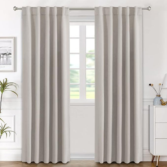 H.VERSAILTEX Blackout Curtains Thermal Insulated Window Treatment Panels Room by HVERSAILTEX