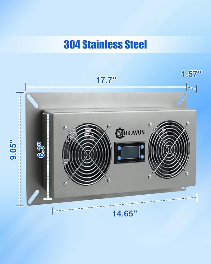 220 CFM Airflow Crawl Space Ventilation Fan - Image 7