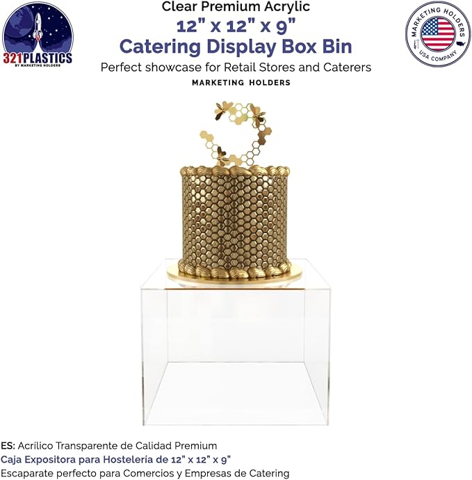 2 Pack Acrylic Display Riser Box - Image 4