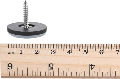 uxcell 25mm Furniture Feet Slider Glides Screw-in Chair Leg Protector Pads PTFE - Image 6