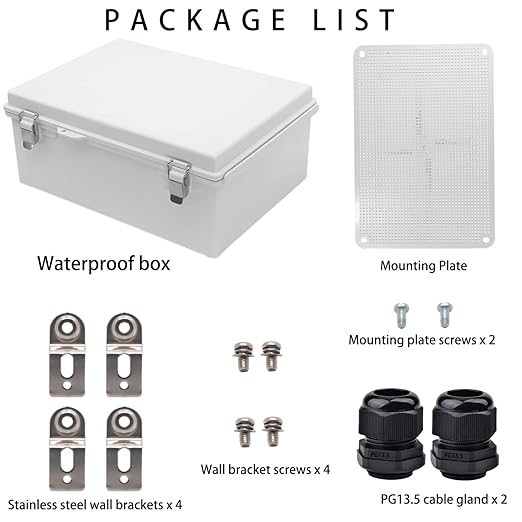Outdoor Waterproof Electrical Box Junction Box Weatherproof IP67 ABS Plastic - Image 4