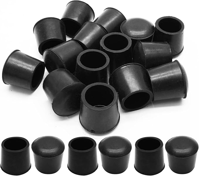 Piutouyar Round PVC Rubber Furniture Covers, 22mm / 7/8 Inches Table Chair Leg - Image 2