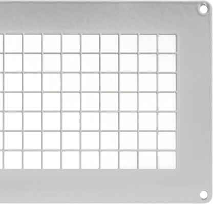 Repa Market 10" x 5" Inch White Galvanized Steel Rectangular Crawl Space Vent - Image 9