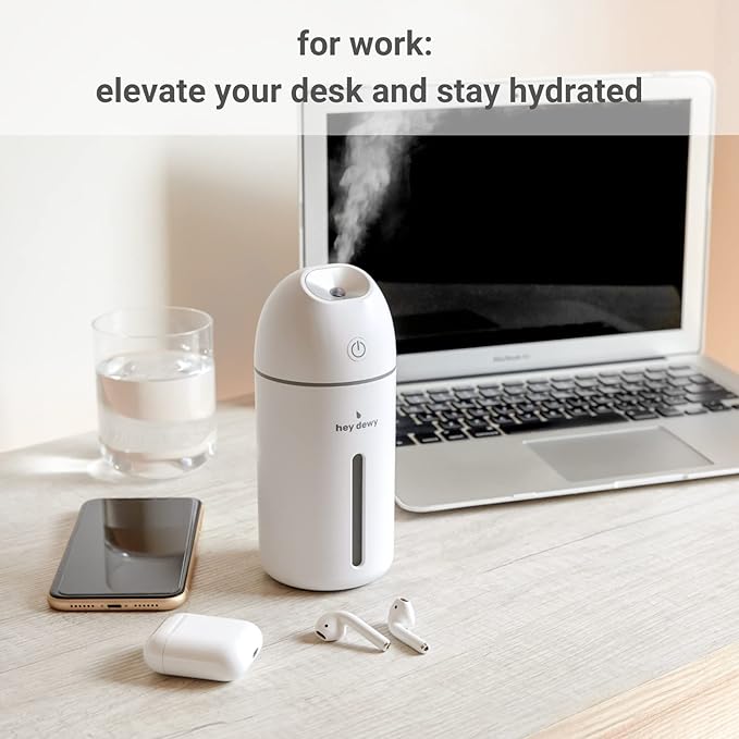 Hey Dewy Wireless, Rechargeable, Skin-Nourishing, Portable Cool Mist Humidifier - Image 3