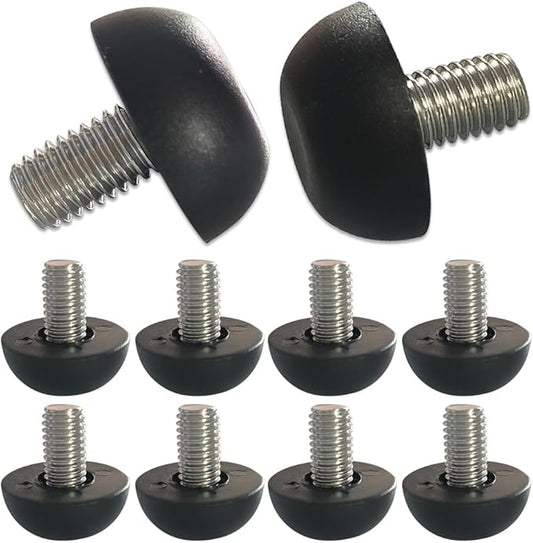 Hooshing 10PCS 8mm x 1.25 M8 Adjustable Furniture Levelers Replacement by Hooshing