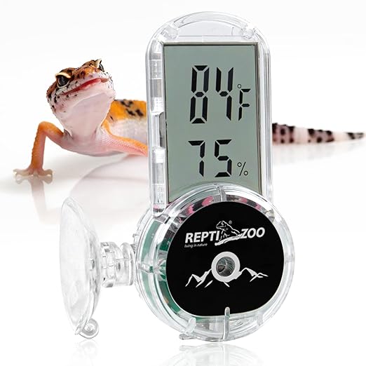 REPTI ZOO Upgraded Reptile Terrarium Thermometer Hygrometer, Digital Pet by REPTIZOO