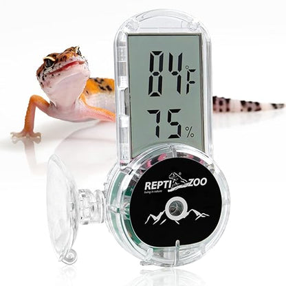 REPTI ZOO Upgraded Reptile Terrarium Thermometer Hygrometer, Digital Pet by REPTIZOO
