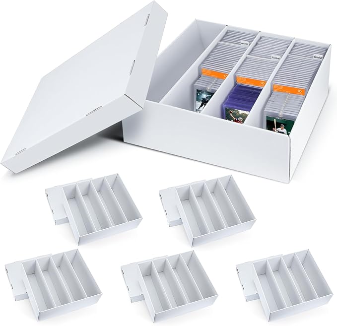 Pulchra 6 Pack Trading Graded Card Storage Box - Image 8
