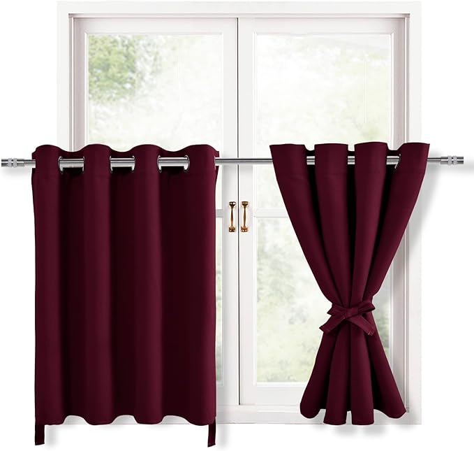 Hiasan RV Blackout Curtains for Bedroom, 52 x 30 Inches Long by Hiasan