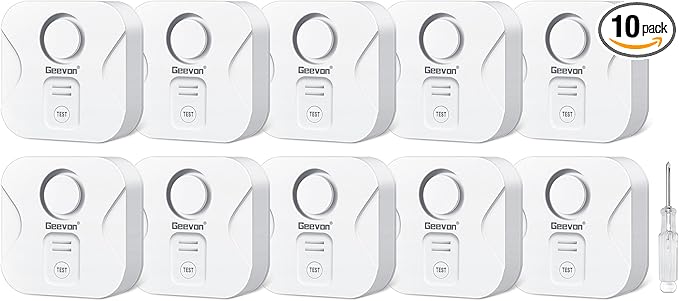 Geevon 10 Pack Water Leak Detectors by GEEVON