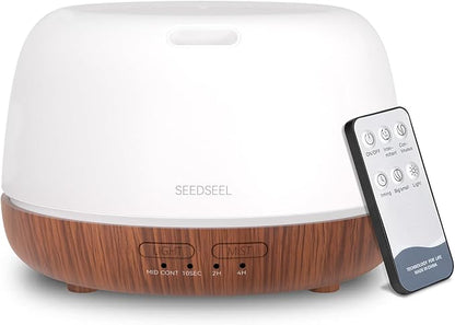 300ML Essential Oil Diffuser, Mini Aromatherapy Diffuser by SEEDSEEL