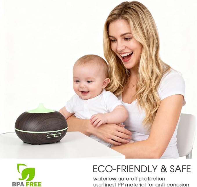 550ml Large Capacity Essential Oil Diffuser - Image 9