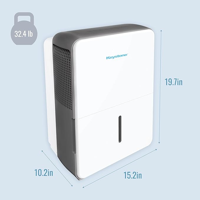 Keystone Energy Star 22-Pint Portable Dehumidifier - Image 4