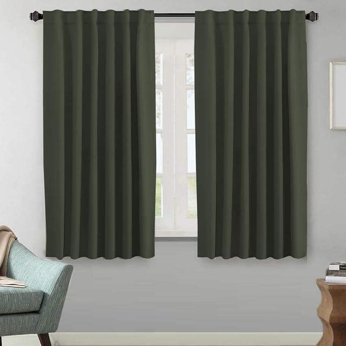 H.VERSAILTEX Blackout Curtains Thermal Insulated Window Treatment Panels Room by HVERSAILTEX