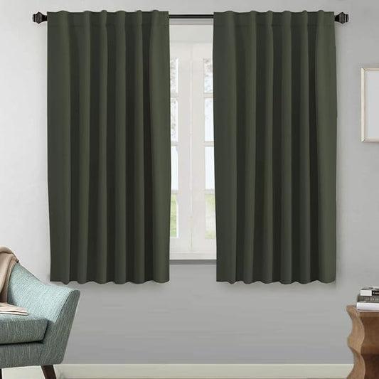 H.VERSAILTEX Blackout Curtains Thermal Insulated Window Treatment Panels Room by HVERSAILTEX