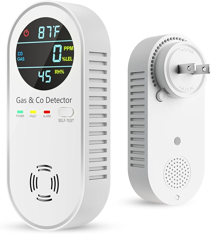 Carbon Monoxide Detectors & Natural Gas Detector, 4-in-1 Carbon Monoxide by VilfeLLC