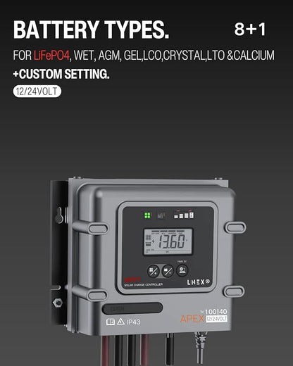 MPPT Solar Charge Controller 30A, 12V 24V Solar Panel Regulator - Image 3