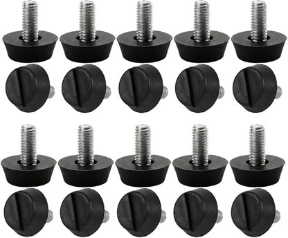 uxcell M6 x 13 x 20mm Furniture Glide Leveling Feet Adjustable Leveler Floor by uxcell