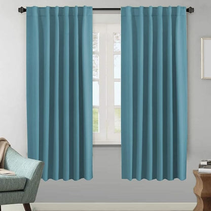 H.VERSAILTEX Blackout Curtains Thermal Insulated Window Treatment Panels Room by HVERSAILTEX