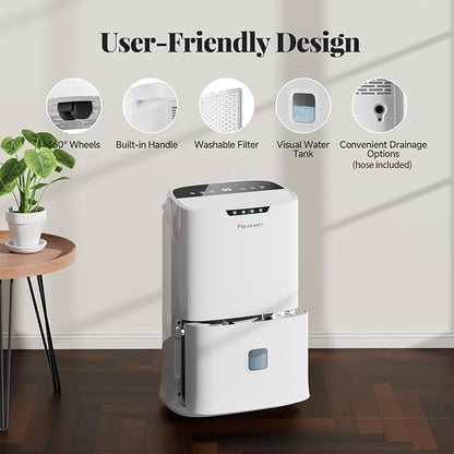 Energy Star 2024 Dehumidifier for Basement & Home, 90 Pint Smart Wi-Fi Control - Image 6