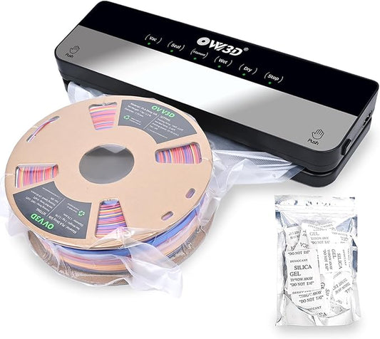3D Filament Vacuum Sealer for Filament Storage Bags, Auto Completely Sealed by OVV3D