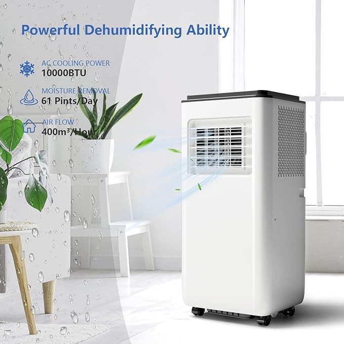 10, 000 BTU Portable Air Conditioner 3IN1 AC Unit - Image 5