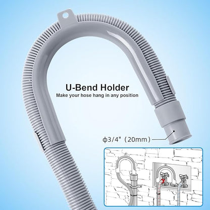 10ft Washing Machine Drain Hose, Universal Drain Hose Extension Kit - Image 7