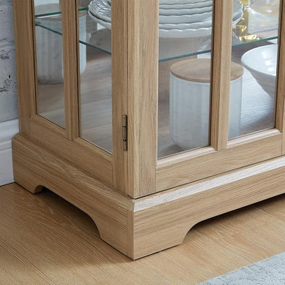 Lighted Glass Curio Cabinet - Image 7