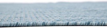 Unique Loom Collection Casual Transitional Solid Heathered Indoor/Outdoor - Image 9