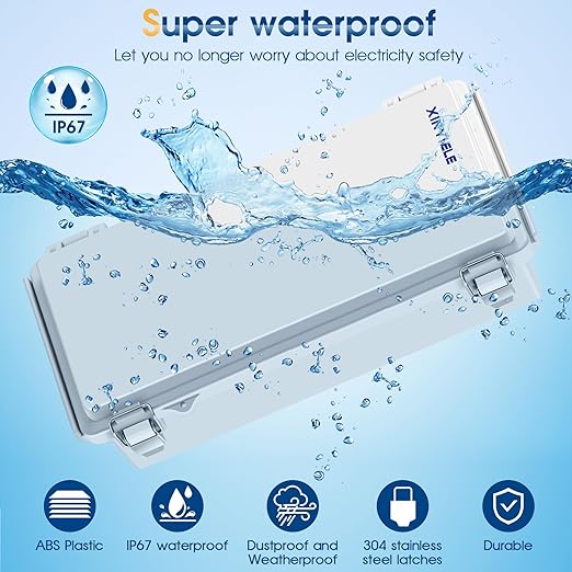 Waterproof Outdoor Project ABS Plastic Junction Box IP67 Weatherproof Dustproof - Image 2