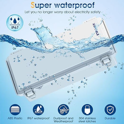 Waterproof Outdoor Project ABS Plastic Junction Box IP67 Weatherproof Dustproof - Image 2