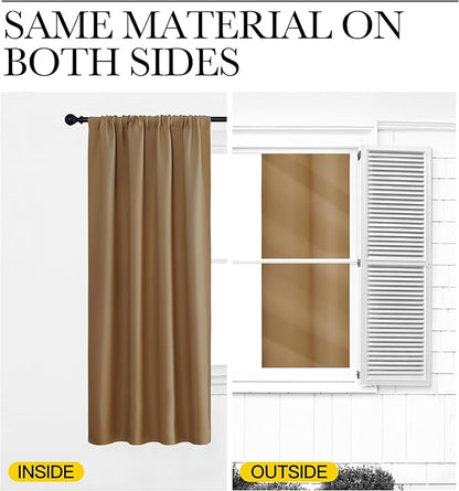 NICETOWN RV Blackout Curtains for Camper Windows, Kitchen Curtains, Short - Image 5