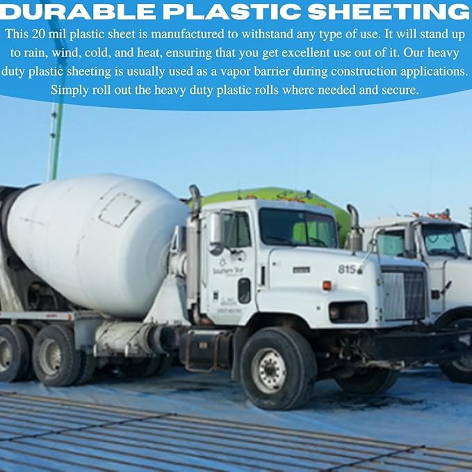 VBS - SEALCORE+ 20 Mil Gas/Radon Barrier - Thick Plastic Sheet - Image 6