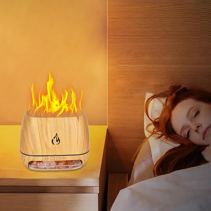 Ultrasonic Diffusers for Aromatherapy, Salt Rock Fragrance Oil Humidifier | - Image 2