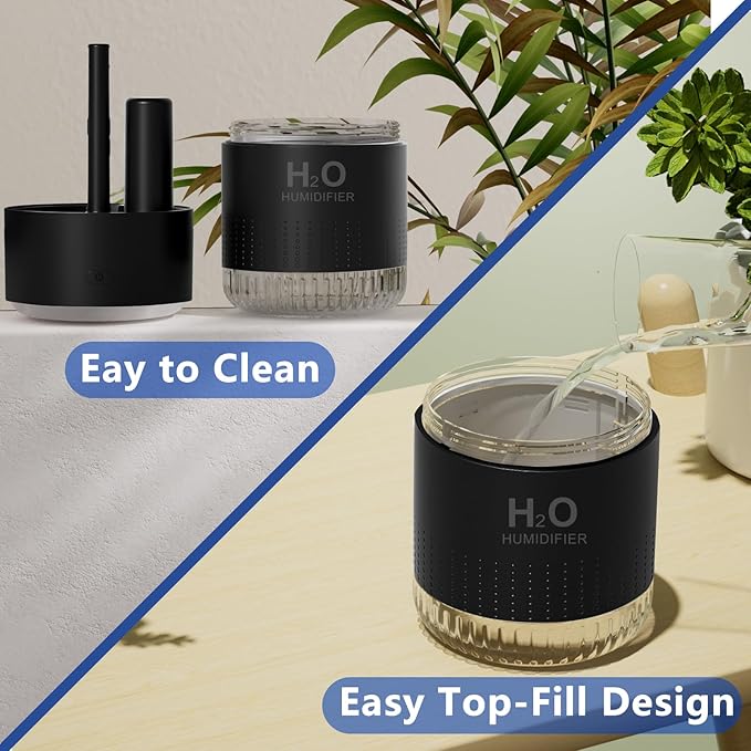 SZO Portable Mini Humidifier, 500ML USB Personal Cool Mist Humidifiers - Image 5
