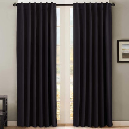 H.VERSAILTEX Blackout Curtains Thermal Insulated Window Treatment Panels Room by HVERSAILTEX