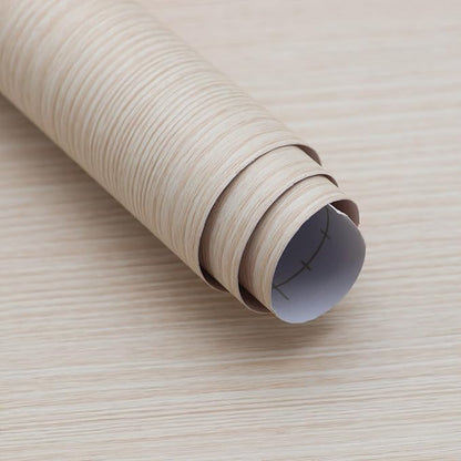 Extra Wide 48"x196" Natural Wood Contact Paper Beige Wood Grain Wallpaper Peel by BoobestPeelStickWallpaper