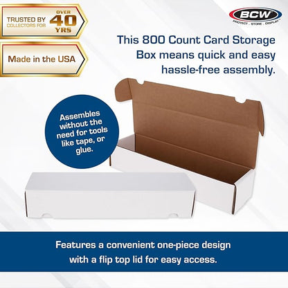 BCW 800ct Trading Card Storage Boxes - Image 2
