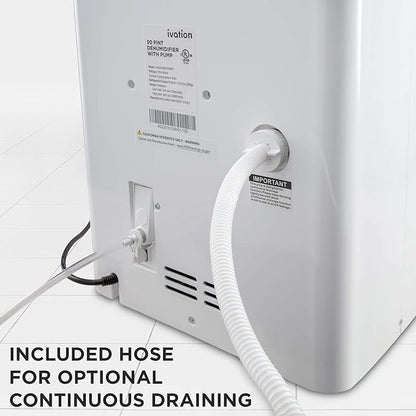 Ivation 4, 500 Sq Ft Dehumidifier - Image 7