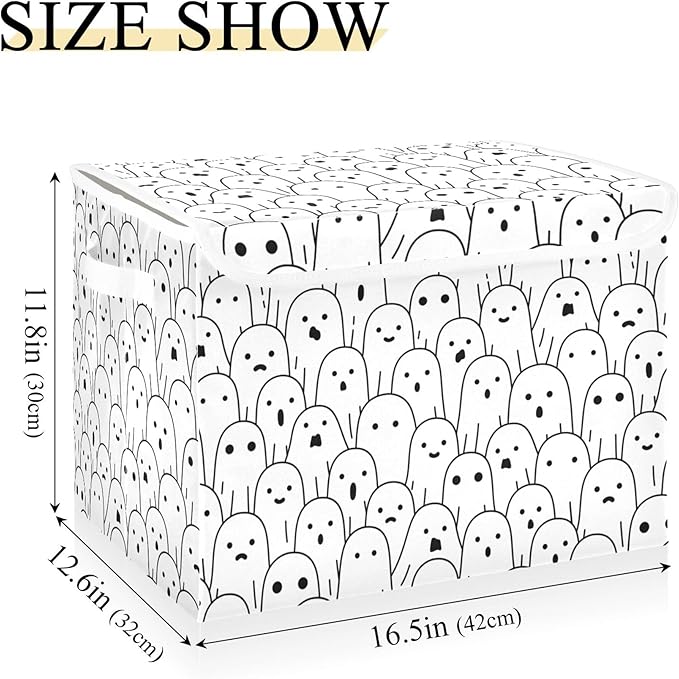 xigua Halloween Ghosts Storage Bins - Image 3