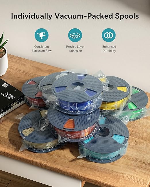 SUNLU Dual Color PLA Matte Filament 1.75mm, 3D Printer Filament Bundle - Image 7