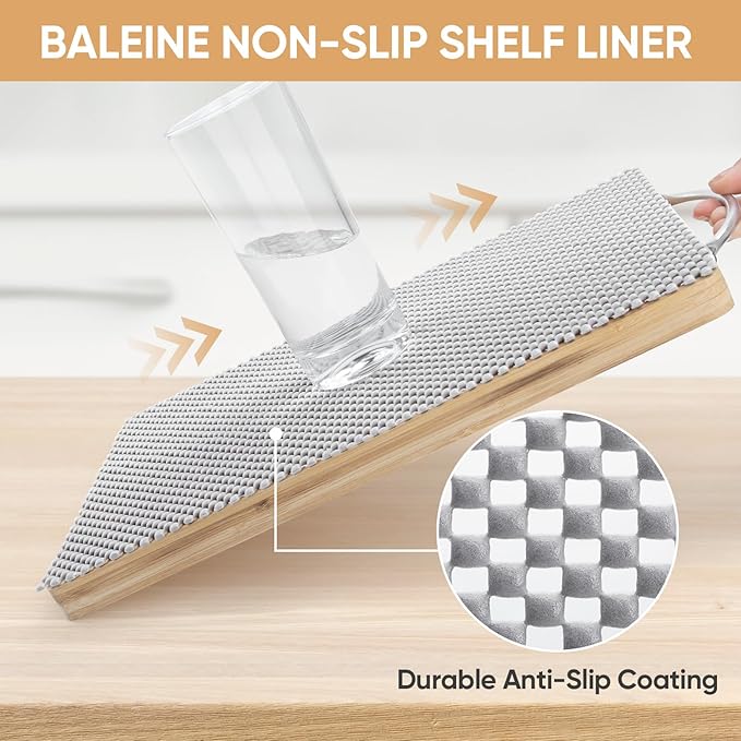 BALEINE Cabinet Liner, 24 in x 30 Ft Drawer and Shelf Liner - Image 3