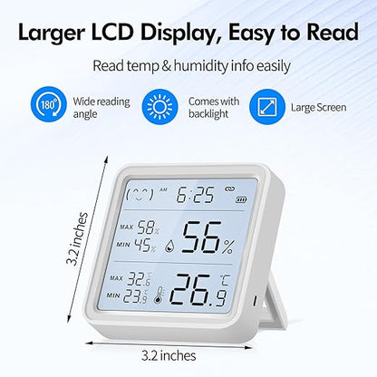 eMylo WiFi Thermometer Hygrometer 2 Pack, Wireless Indoor Humidity Monitor - Image 3