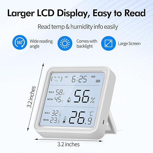 eMylo WiFi Thermometer Hygrometer, Wireless Indoor Humidity Monitor - Image 3