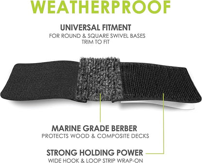 GorillaOutdoor Sled Base Chair Floor Protectors/Wrap Around Berber - Image 2