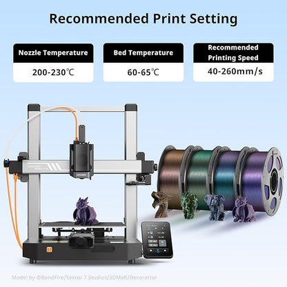 ANYCUBIC Galaxy PLA 3D Printer Filament, Sparkle Glitter PLA, Chameleon - Image 9