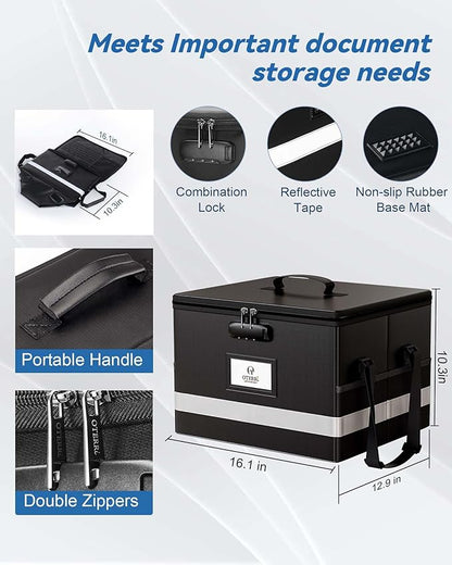 Oterri 1 Pack Fireproof Document Box - Image 4