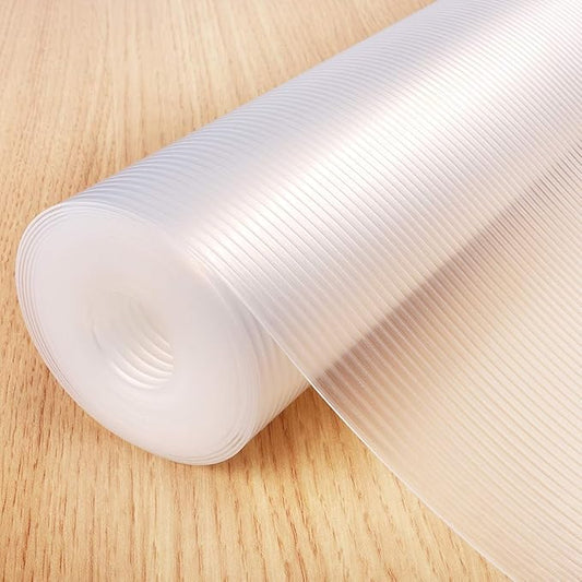 Glotoch 2 Rolls 12" X20 FT Non Adhesive Clear Shelf Liners by GlotochExpress