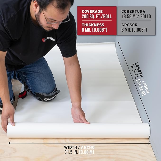 ROBERTS 70-198 Silicone Moisture Barrier Underlayment - Image 4