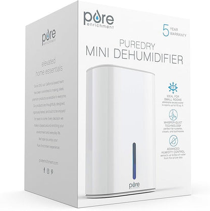 Pure Enrichment PureDry Mini Dehumidifier - 27oz Compact Water Tank Eliminates - Image 8